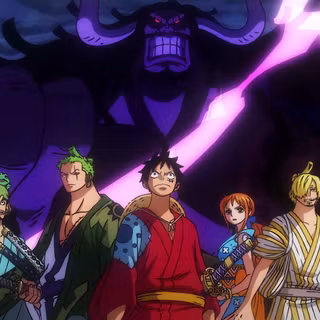 Luffy and Nami) Robin Zoro)Sanji  Franky) CHopper BRook) one piece wano wallpapers 