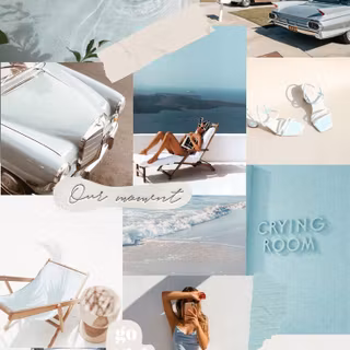 summer collage wallpaper 