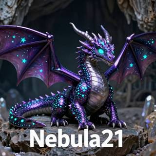 Shiny metallic dragon ( crystal cave )