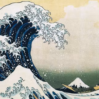 Hokusai's Japanese Wave art
