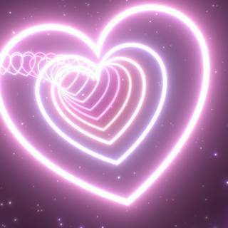 glowing hearts