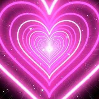 glowing hearts