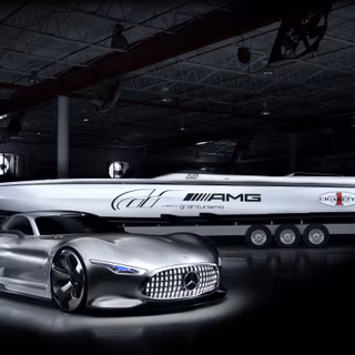 Mercedes-Benz AMG Vision Gran Turismo si Cigarette Racing 50' Vision GT