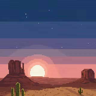 Pixel Art Landscape 
