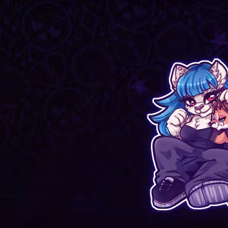 Furry Couple - Art by LizzyRascal