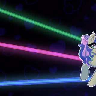 Custom MLP Unicorn - Art by LizzyRascal