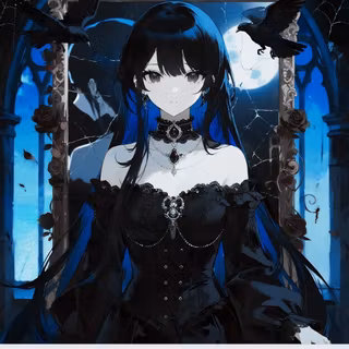 Vampire, anime girl