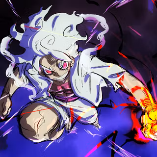 Fire Fist Luffy Gear 5