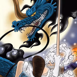 Luffy vs Kaido Dragon 
