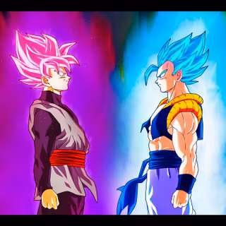 Super Saiyan Rose vs Super Saiyan Blue Vegito