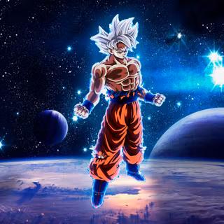 Master Ultra Instinct Goku in Spacs