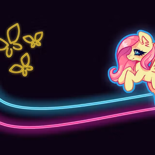Fluttershy Wallpaper (LizzyRascal Art)