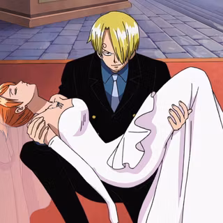 Sanji Holding Nami