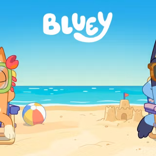 Bluey & Bingo | Bluey™ Desktop Wallpaper (2K)