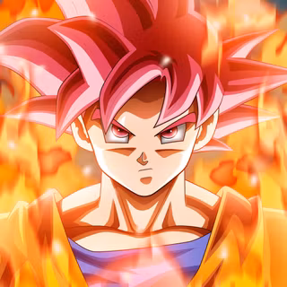 Super Saiyan God Goku from the battle or Gods movie