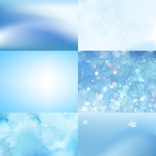 blue background