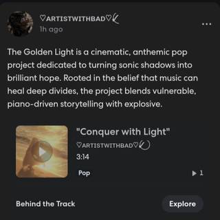 My new single "Coquer the light"