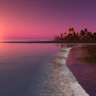 Apus de soare tropical