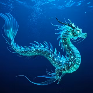 Bioluminescent dragon 