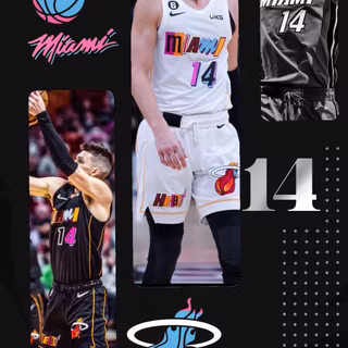 Tyler Herro Mobile Wallpaper Design 
