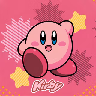 Kirby Waving | Kirby™ (Desktop Wallpaper) [2K]