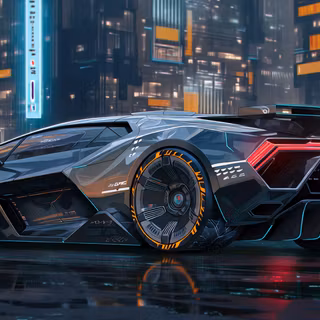 Cyberpunk Lamborghini 