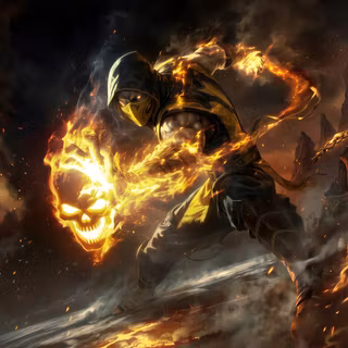 The Hellfire Ninja Scorpion