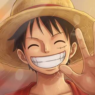Smiling luffy