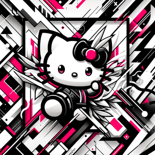 Kick hello kitty