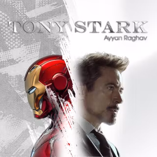 Tony Stark Desktop Wallpaper Design HD - 4K