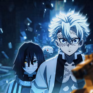 Demon Slayer x Minecraft Crossover: Sanemi Shinazugawa & Obanai Iguro HD