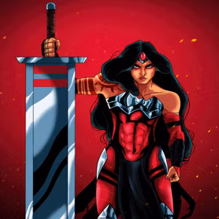 Sharp Glowing Absolute Wonder Woman
