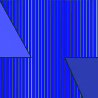 Blue Geometric Abstract