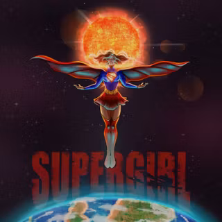 Supergirl Blends Old Style