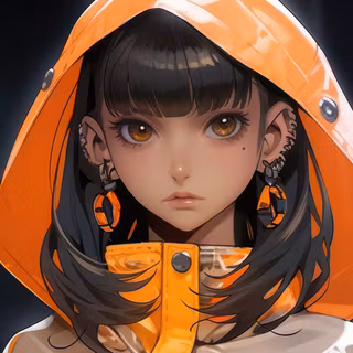 Techwear Anime Girl