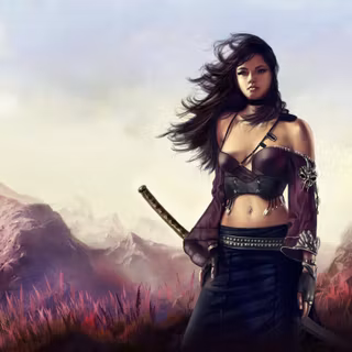Katana Warrior Girl