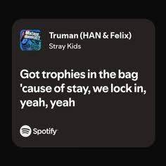 Truman Lyrics Skz
