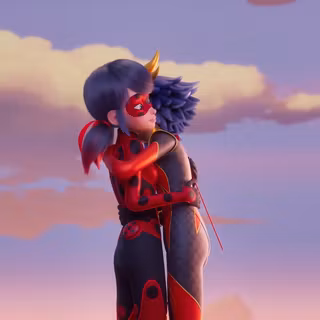 Ryuko and Ladybug Hug