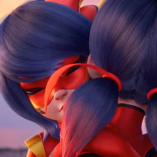 Ryuko and Ladybug Hug