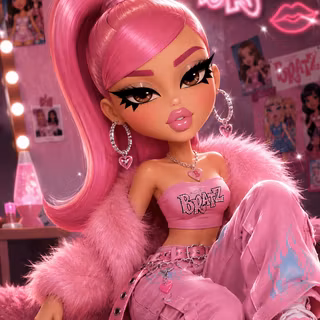 Bratz Pink Girl Wallpaper