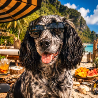 Blue Picardy Spaniel