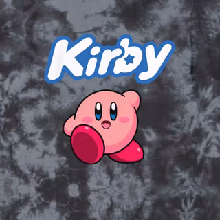 Grey Kirby | Kirby™ Desktop Wallpaper [2K]