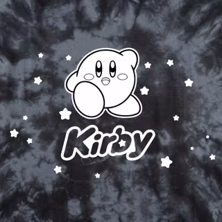 Kirby Black and White | Kirby™ Desktop Wallpaper [2K]