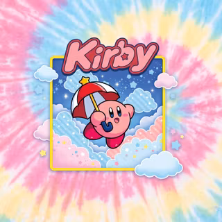 Colorful Kirby Umbrella | Kirby™ Desktop Wallpaper [2K]