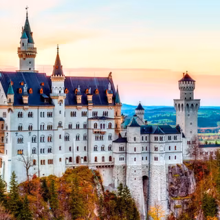 Neuschwanstein Castle, Germany, Autumn
