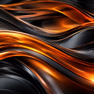 Orange Futuristic Background