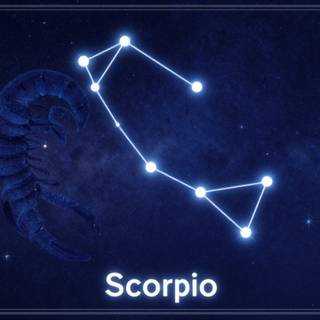 Scorpio constellation 