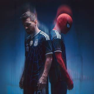 Lionel Messi X Spiderman