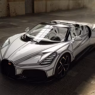 Bugatti W16 Mistral Blanc Eternel