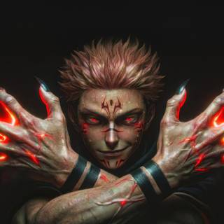 Ryomen Sukuna The Four Armed Curse